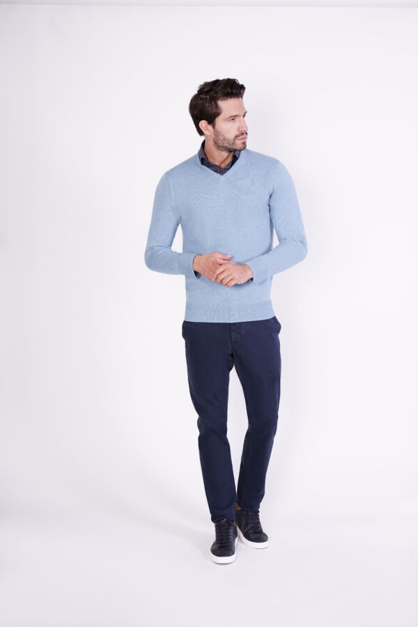 Maglia uomo cashmere seta dolcevita manica lunga jeans - 1st American  Cashmere Milano